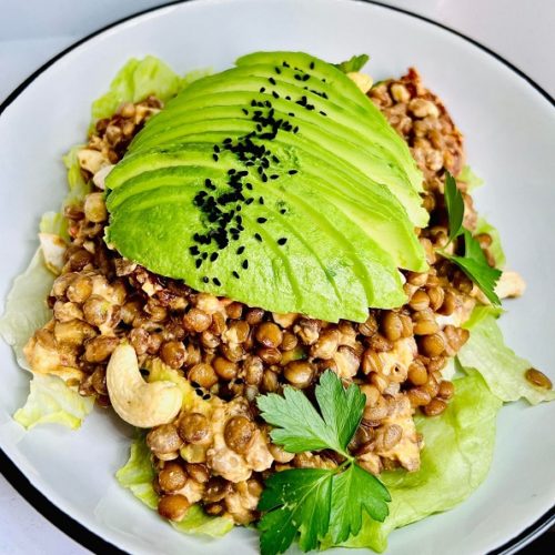Super Nutritious High Protein Lentil Salad