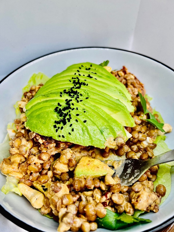 Super Nutritious High Protein Lentil Salad