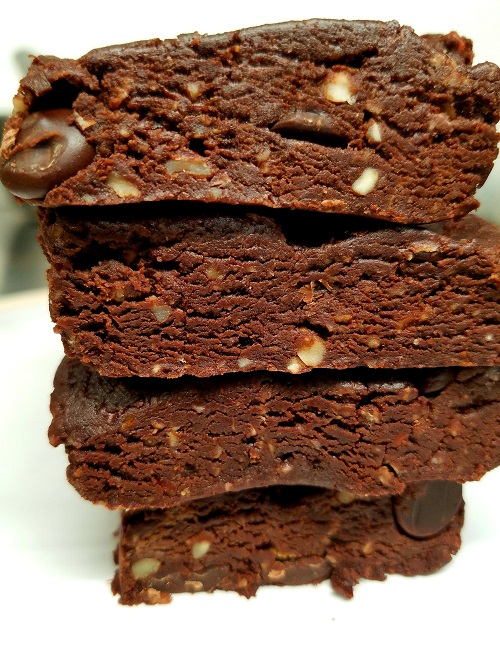 Easy No-Cook Vegan Super Chocolatey Healthy Brownies