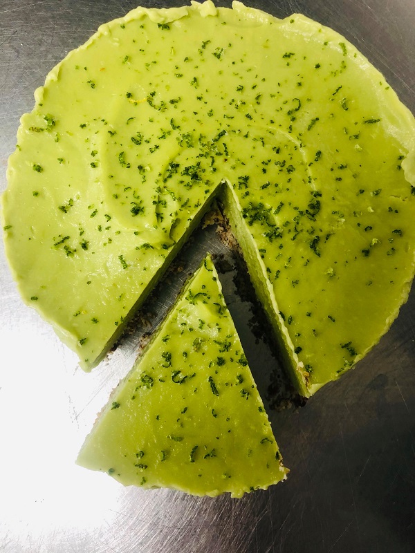 Healthy Raw Vegan Lime Cheesecake