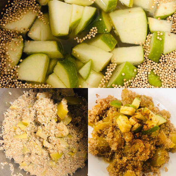Easy Healthy Cinnamon Apple Breakfast Quinoa