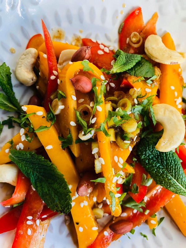 Easy Sweet & Sour Thai Mango Salad