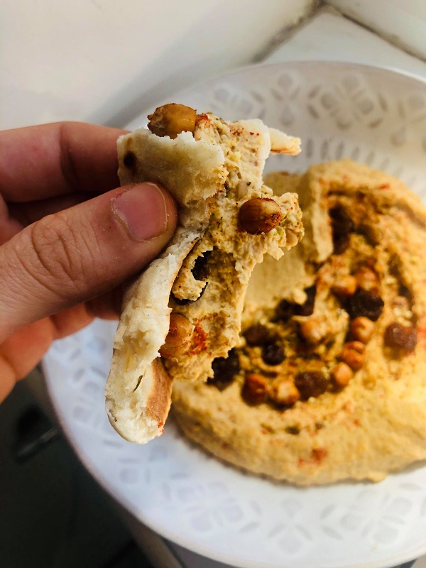 Easy Oil-Free Moroccan Spiced Hummus