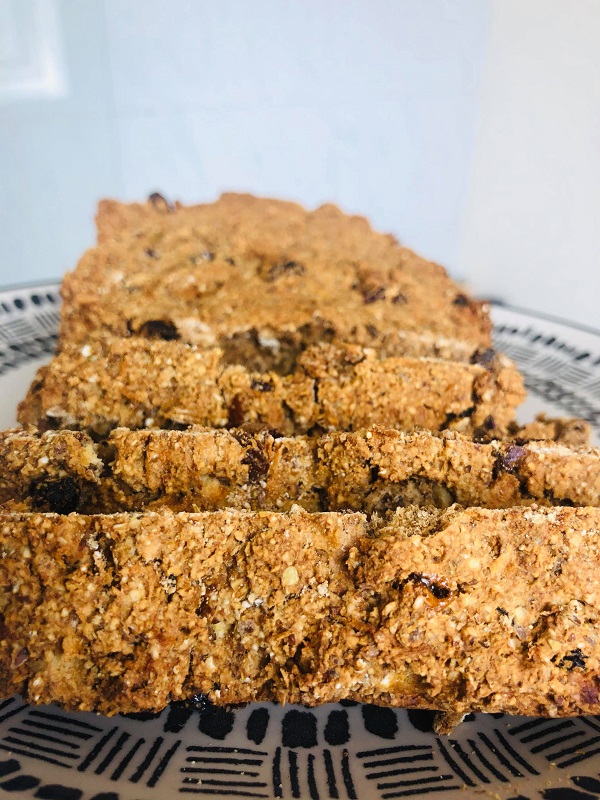 Easy Healthy Whole Food Plant-Based Apple Bread