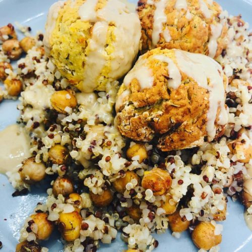 Easy Plant-Based Koftas With Chickpea Tabbouleh
