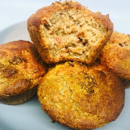 Easy Healthy Vegan Cranberry Lemon Muffins