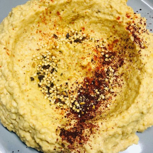 5-Minute Healthy Ras-El-Hanout Hummus