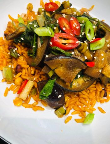 20-Minute Eggplant Pak Choi Stir-Fry