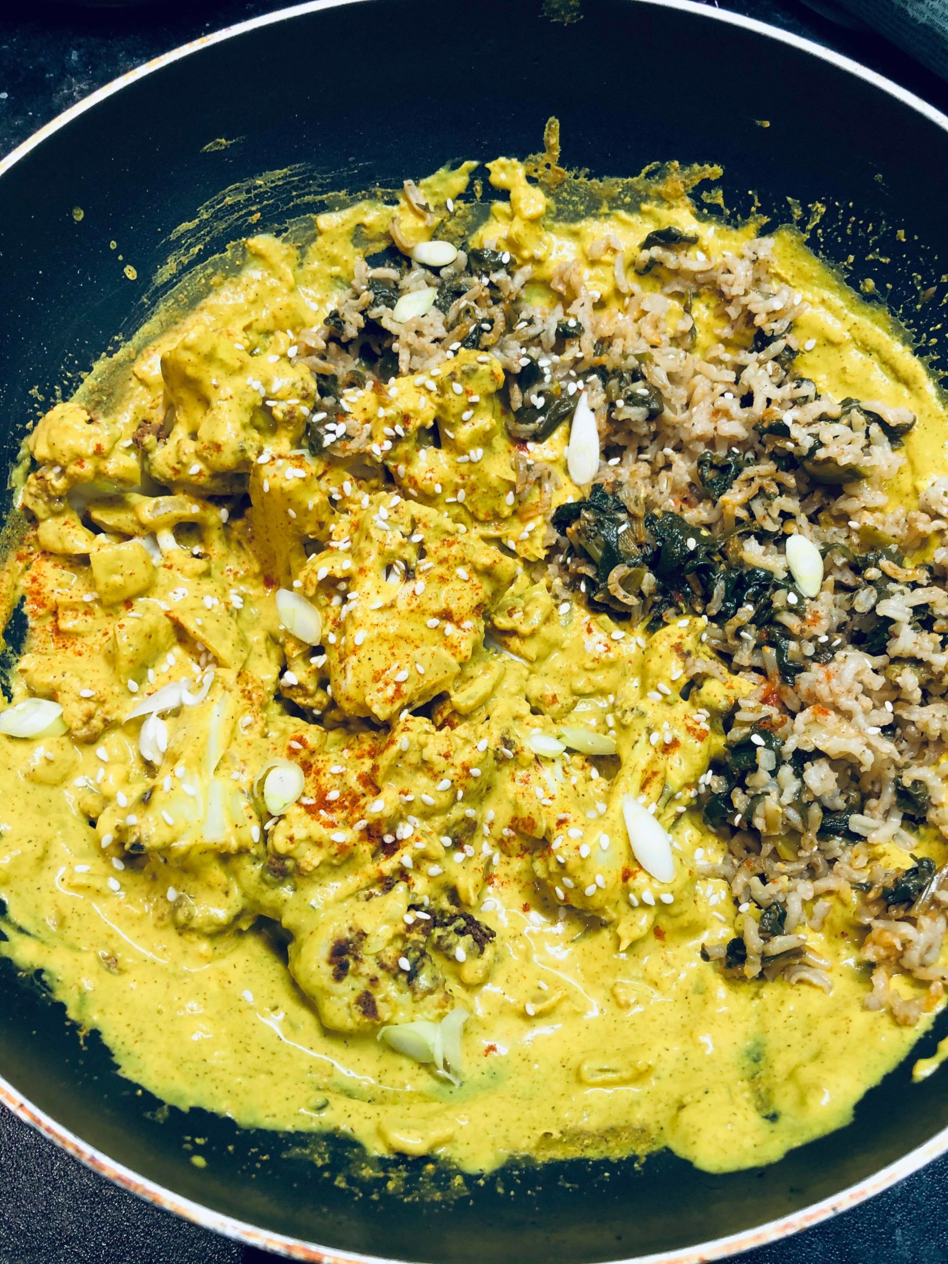Oil-Free Vegan Cauliflower Korma Curry Recipe