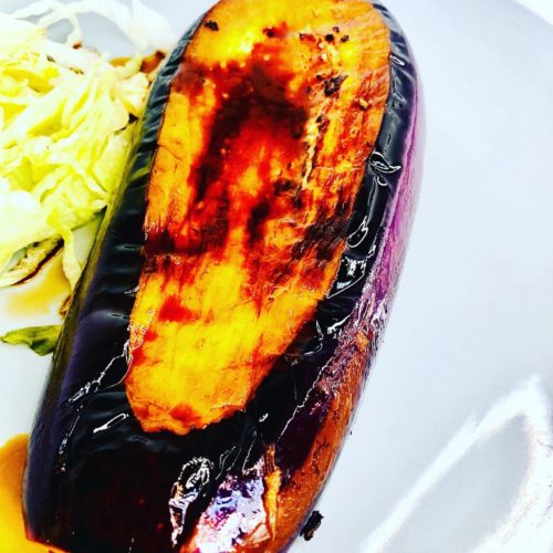 Soy Chilli & Ginger Eggplant Steak