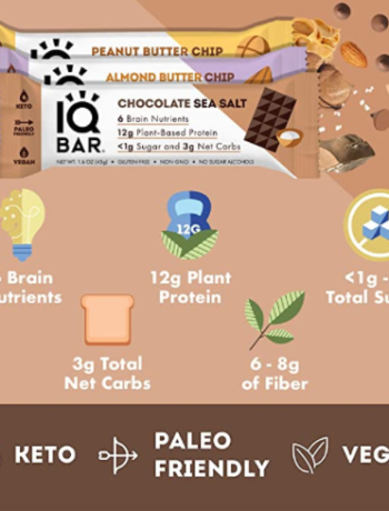 Protein Bars - High Fiber Vegan Bars & Low Sugar Meal Replacement