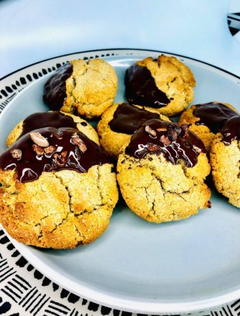 Vegan Maple Chocolate Cookies (GF, Oil-Free)