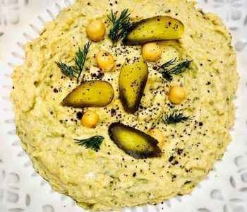 Easy Dill Pickle Hummus