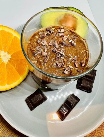 Healthy Chocolate Orange Avocado Mousse
