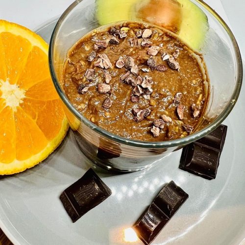 Healthy Chocolate Orange Avocado Mousse