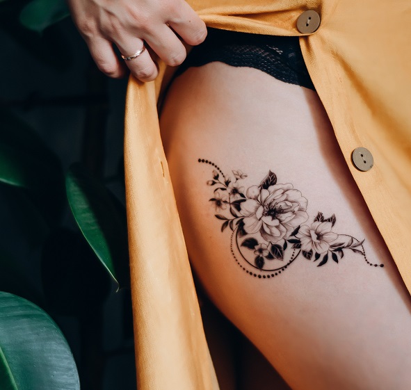 Thigh Tattoos After Weight Loss