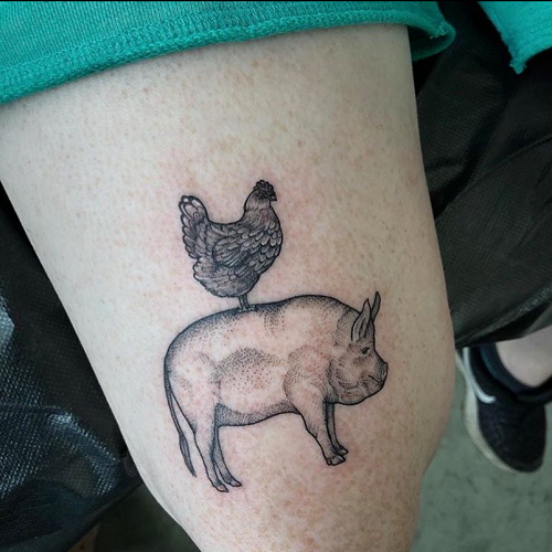 25 Vegan Tattoos Ideas