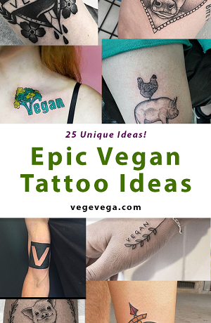 25 Vegan Tattoos Ideas