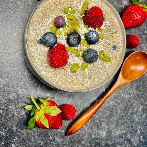 Chia And Flax Seed Pudding