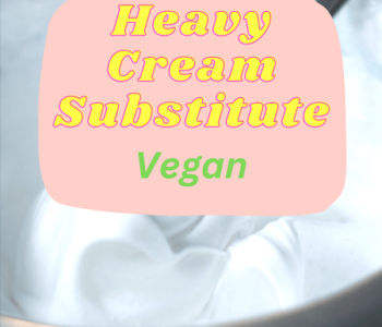 Vegan Heavy Cream Substitute
