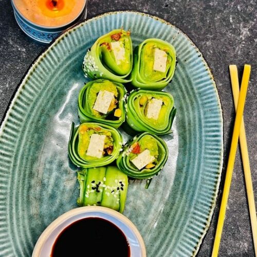 Vegan Keto Sushi Roll